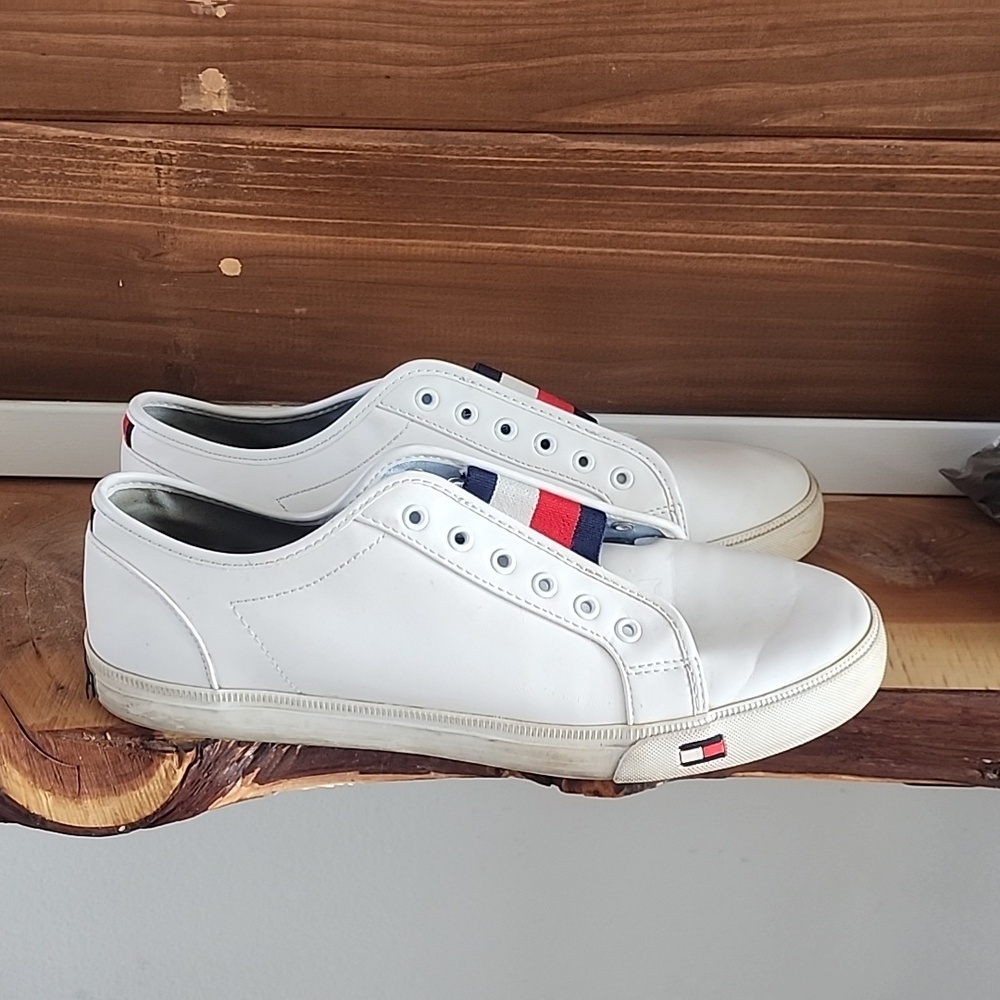 Hilfiger White Sneaker Pull-Ons